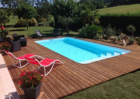 piscine coque polyester Charente maritime