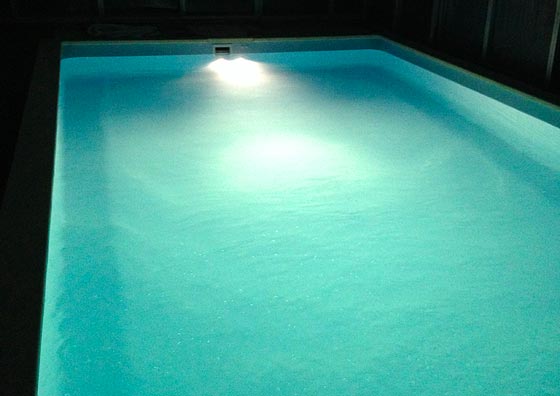 Éclairage piscine à Royan