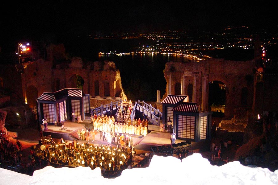 Concert privé théatre Grec Taormina Sicile